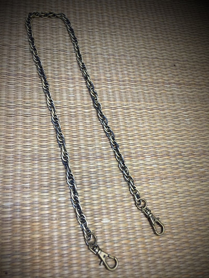 Accessories short mention ─ bronze chain (45cm) - อื่นๆ - โลหะ สีนำ้ตาล