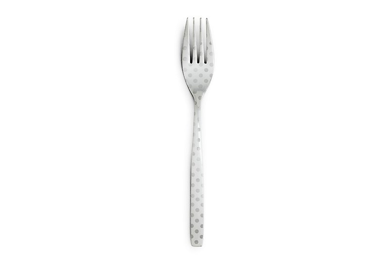 Perrocaliente 圓點餐叉 - 刀/叉/湯匙/餐具組 - 其他金屬 灰色