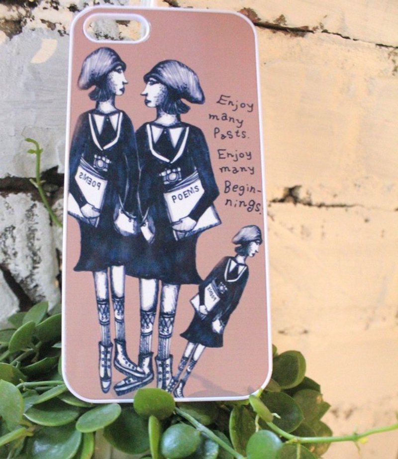 Enjoy many pasts/ iphone5手機殼 - 其他 - 塑膠 白色