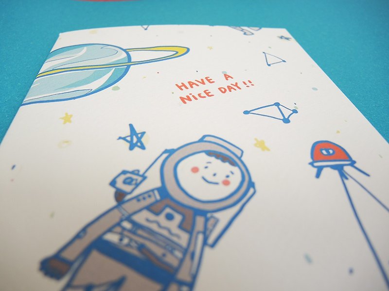 Space Boy / Day Notepad - Notebooks & Journals - Paper White