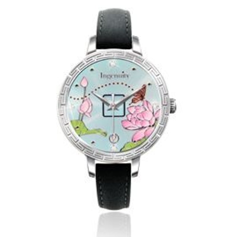 六月花神 復刻版─與時間的約定-十二花神錶款 - 女裝錶 - 其他金屬 藍色