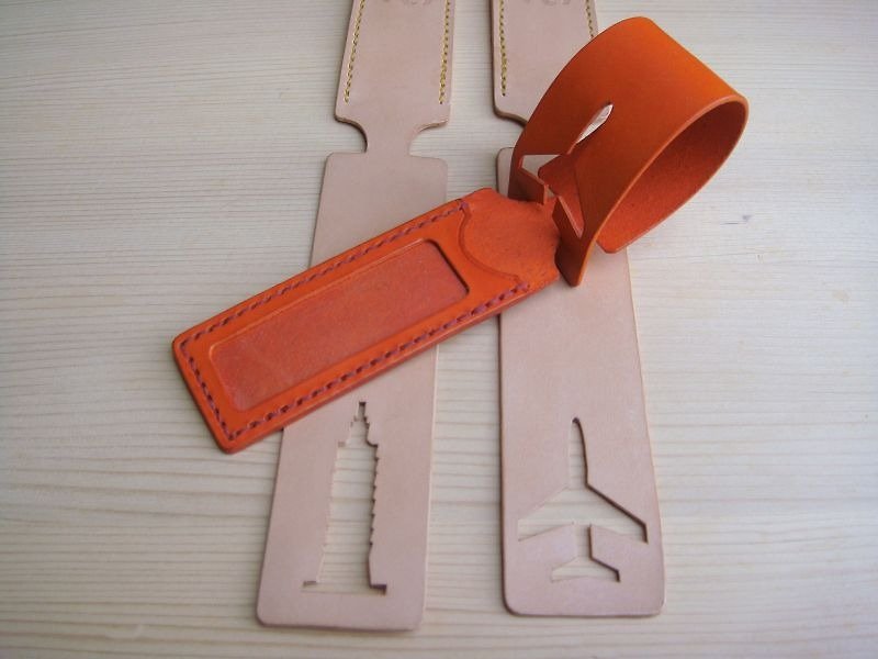 ISSIS-Handmade Leather Luggage Tag - Luggage Tags - Genuine Leather 