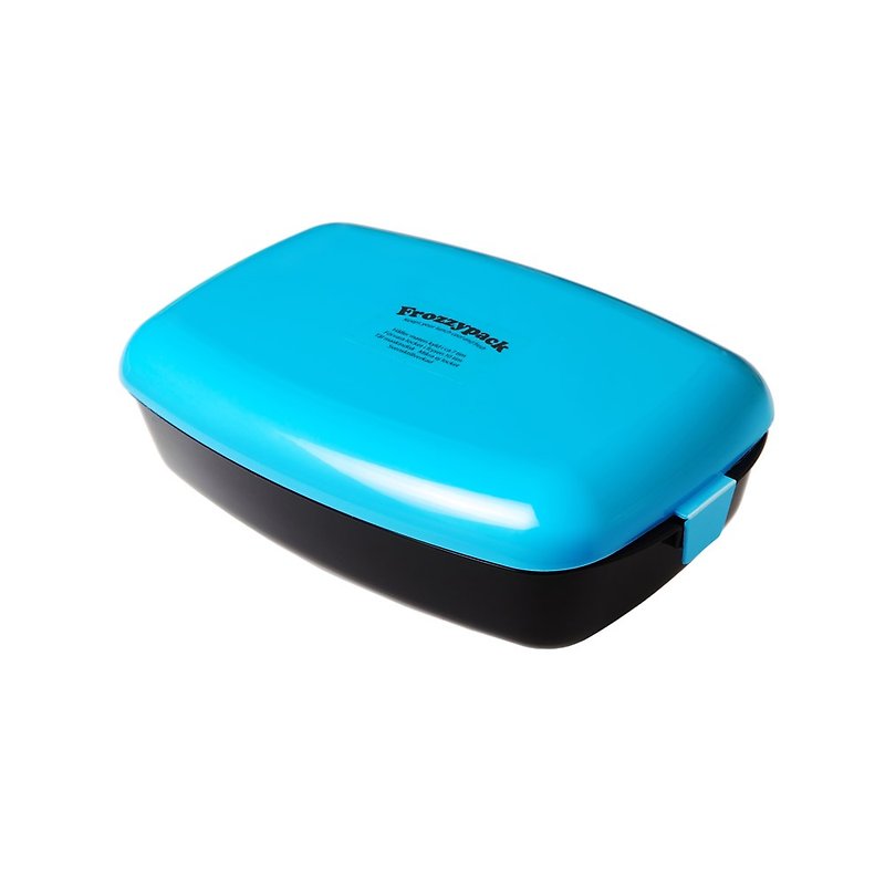 Swedish Frozzypack preservation lunch box - high-capacity series / light blue - black / single size - Other - Plastic Multicolor