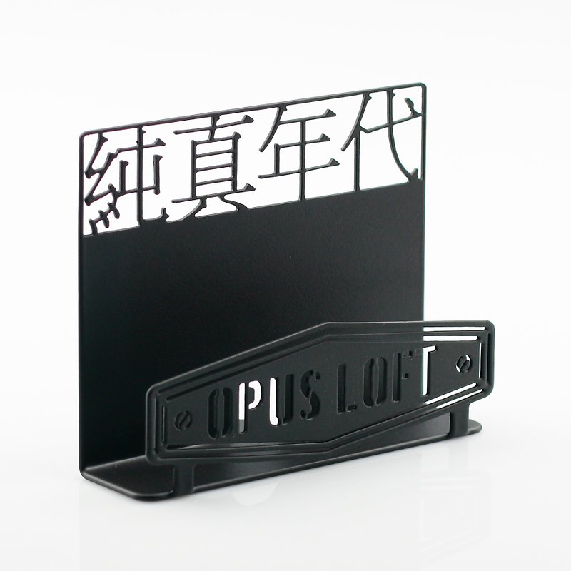 [OPUS Dongqi Metalworking] OPUS LOFT Year of Innocence Card Holder (Limited Commemorative Edition) - Folders & Binders - Other Metals Black