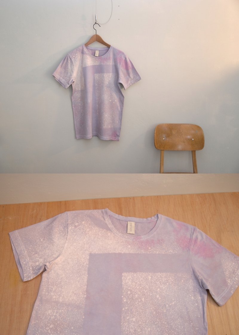 JainJain hand-dyed T-shirt (men and women neutral plate L) - เสื้อยืดผู้หญิง - วัสดุอื่นๆ หลากหลายสี