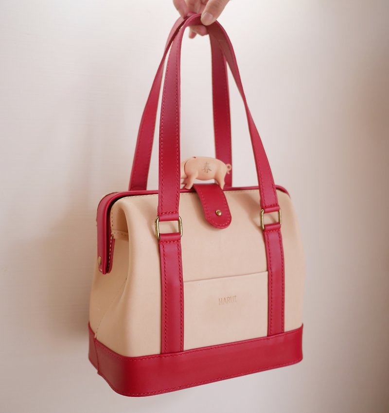 Dr. Heidi portable package - Handbags & Totes - Genuine Leather Multicolor