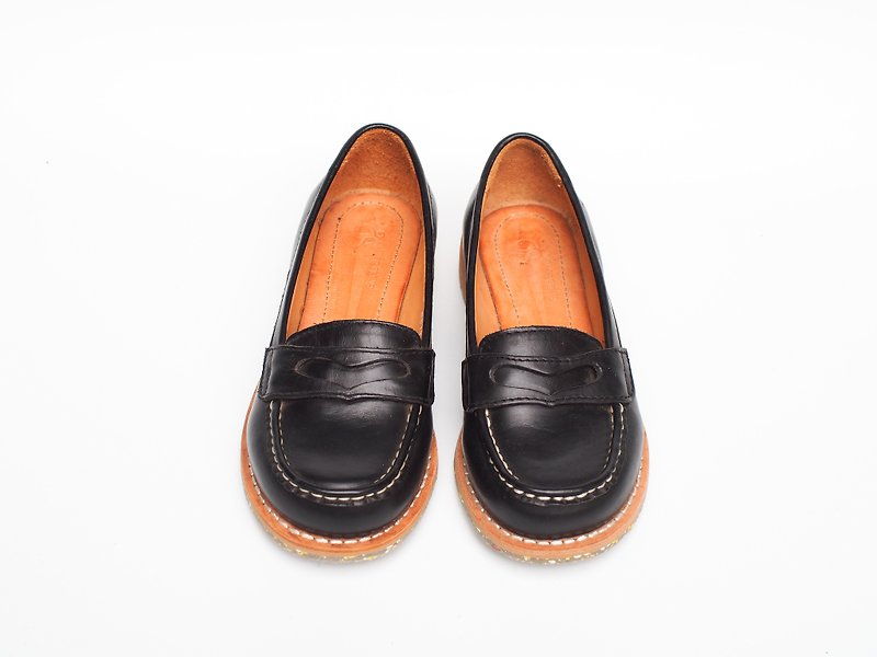 【Gentlewoman】PENNY Classic Loafer BLACK - Women's Oxford Shoes - Genuine Leather Black