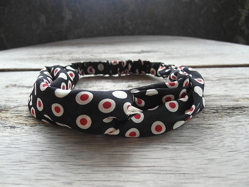 Red dot hair band - Hair Accessories - Other Materials 