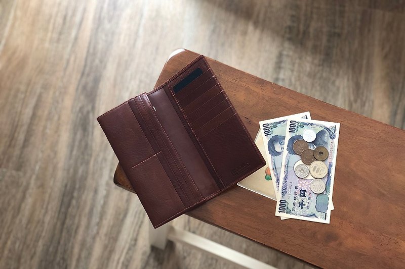 革職人 LEATHER FACTORY【ARIZONA Long Wallet】Made in Japan - Wallets - Genuine Leather Multicolor