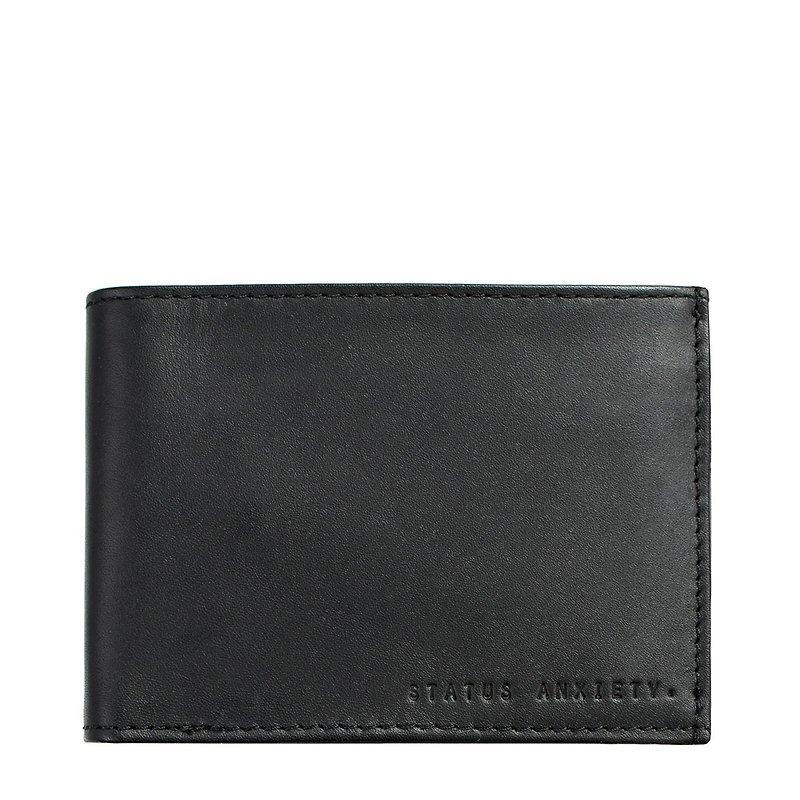 NOAH short clip_Black / black - Wallets - Genuine Leather Black