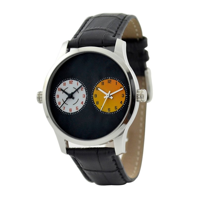 デュアルタイム時計 - 世界中に無料配送 - 腕時計 - 金属 多色