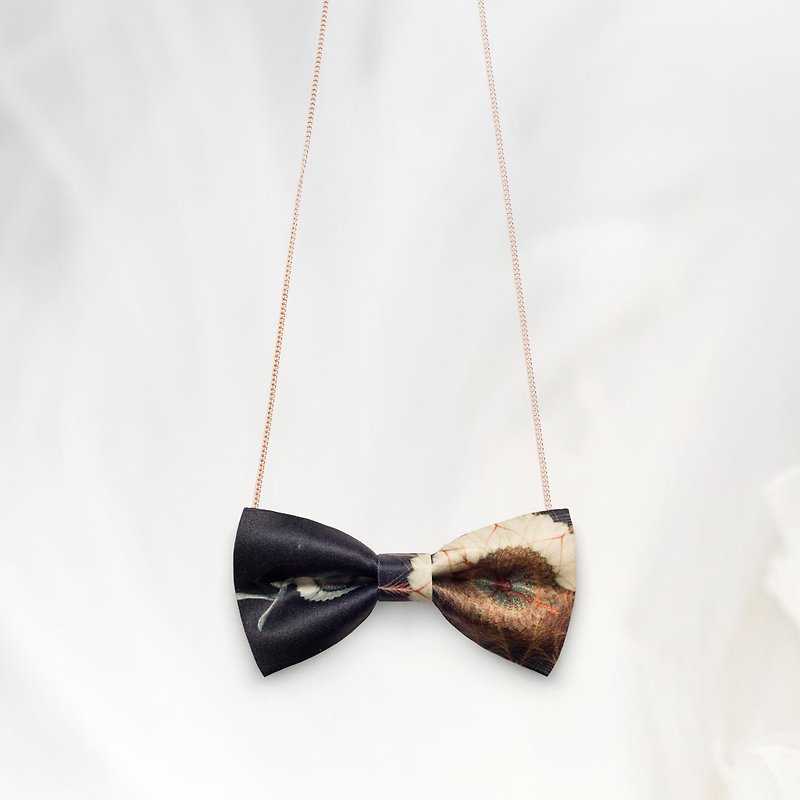 K0009 Necklace, Hairband, Pet Collar, Toddler Bow tie - สร้อยติดคอ - วัสดุอื่นๆ สีดำ