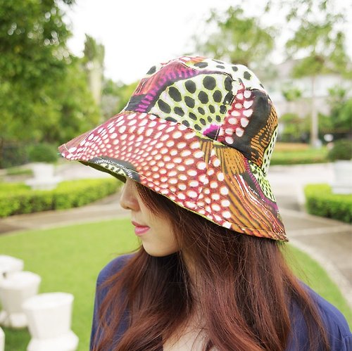 ATIPA Boho Chic Style 漁夫帽-花卉圖案