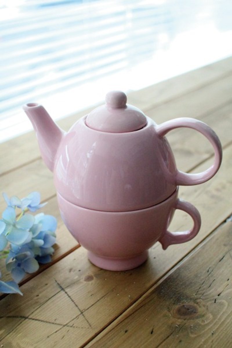 英國Price&Kensington杯壺組(粉紅) - 茶壺/茶杯/茶具 - 其他材質 粉紅色