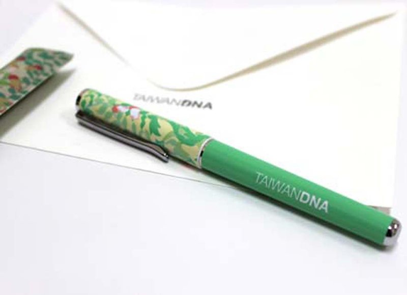 Taiwan DNA Ballpoint Pen-Yushan Xiaomigrass - ไส้ปากกาโรลเลอร์บอล - พลาสติก สีเขียว