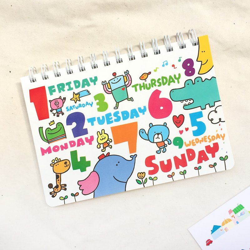 Make good use of the calendar 2 generations - Notebooks & Journals - Paper Multicolor