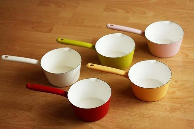✄ 生活道具 ︱迷你繽紛珐琅牛奶鍋 - 廚具 - 羊毛 多色