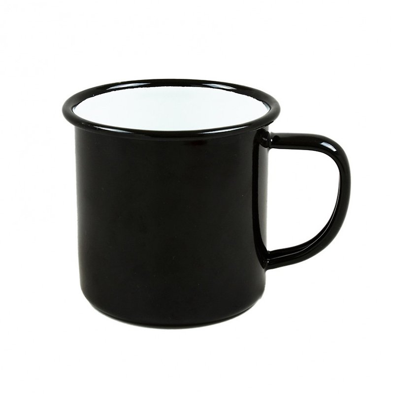 英國琺瑯馬克杯-黑 | FALCON - 咖啡杯/馬克杯 - 琺瑯 黑色