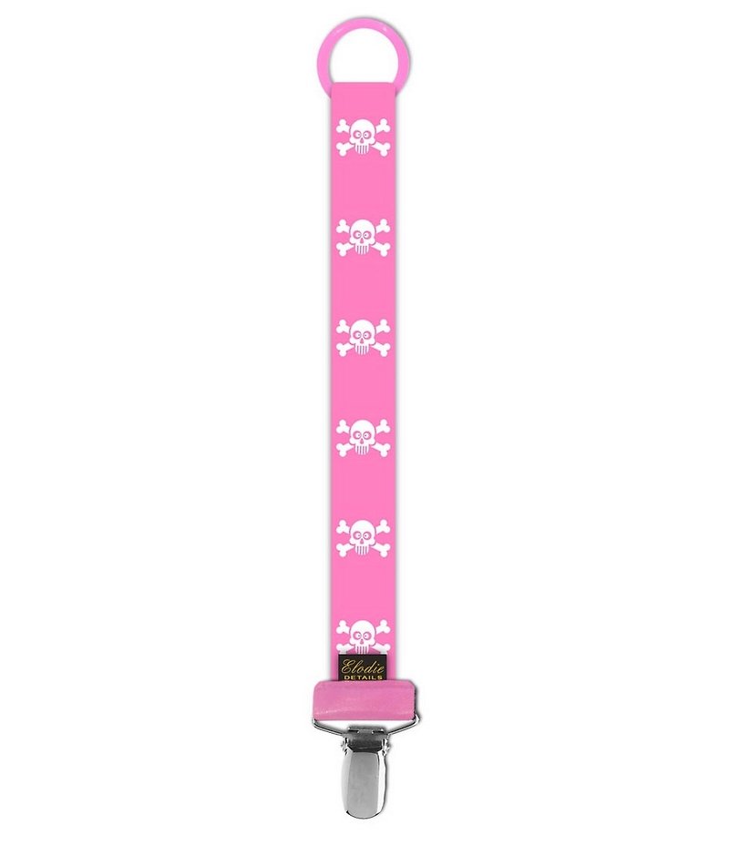 Elodie Details Pacifier Clip - Crosseyed Jolly Pink - ผ้ากันเปื้อน - วัสดุอื่นๆ สีม่วง