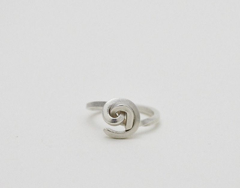 Spiral。Silver Ring - แหวนทั่วไป - โลหะ ขาว