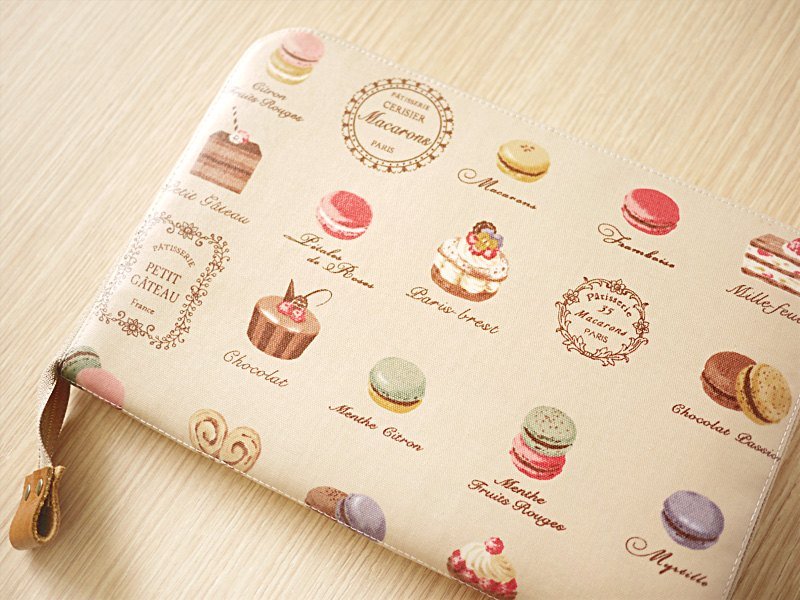 Light brown sweetheart macarons afternoon tea. Baby & amp; mom Manual / cloth slipcase / Universal Storage units - Other - Waterproof Material Gold