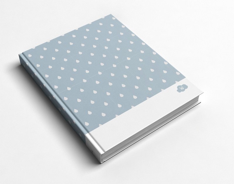 Rococo strawberry WELKIN hand-made handmade book/notebook/handbook/diary_小雨天 - สมุดบันทึก/สมุดปฏิทิน - กระดาษ 