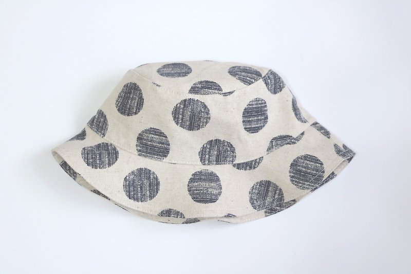 MaryWil Bucket Hat-Big Dot - หมวก - วัสดุอื่นๆ สีกากี
