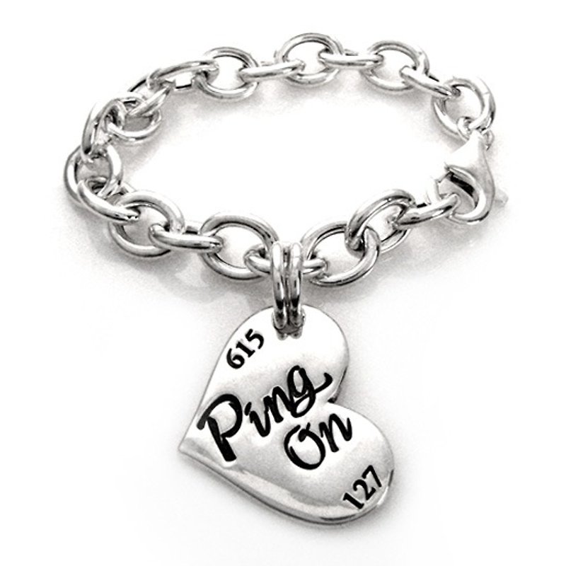 Customized. 925 Sterling Silver Jewelry BRC00001- Thick Chain Bracelet - สร้อยข้อมือ - โลหะ 