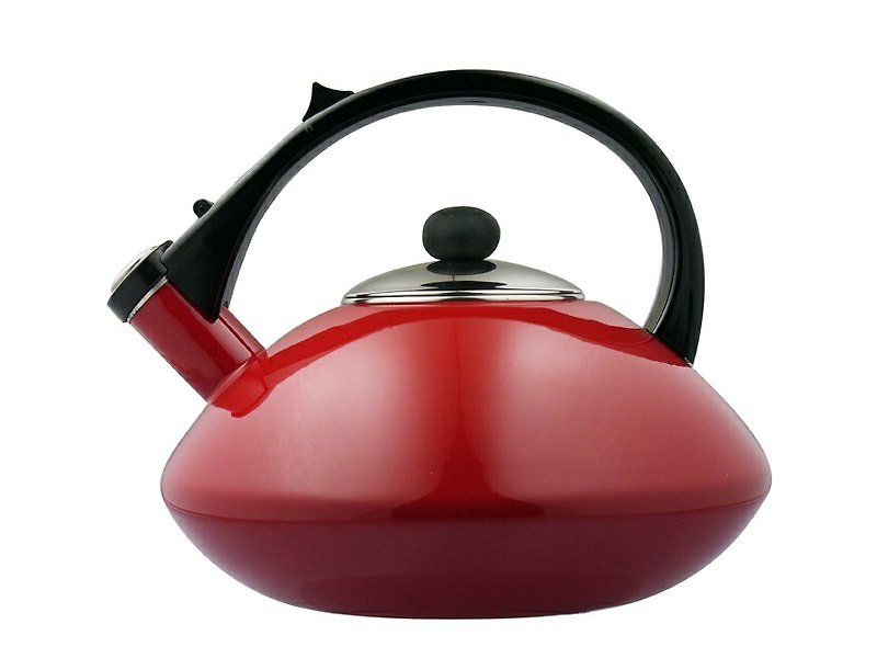 OSICHEF [Hawaii whistle teapot] - red / sold out - Teapots & Teacups - Other Metals Red