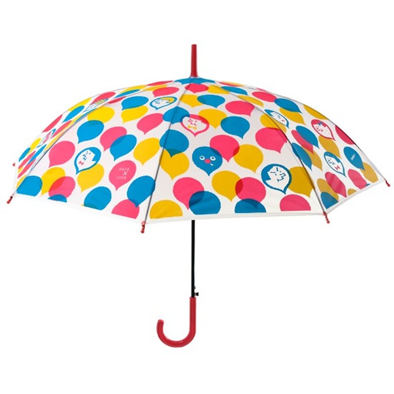 快樂滿滿！ 自動直骨傘 - 雨傘/雨衣 - 防水材質 多色