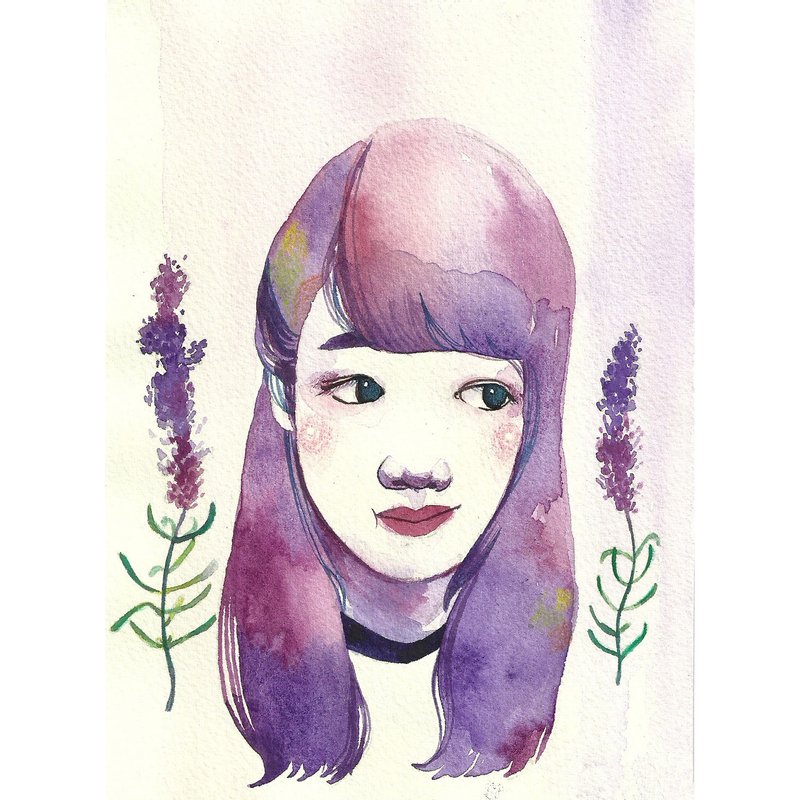 Watercolor Portraits / 水彩人像 / 一人 - 似顏繪/客製畫 - 紙 多色