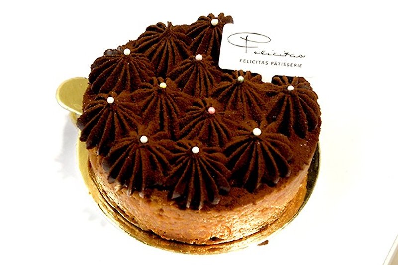 [Felicitas Pâtissérie] coincidence tower Chocolat Tart Framboise Raspberry children - Savory & Sweet Pies - Fresh Ingredients Brown