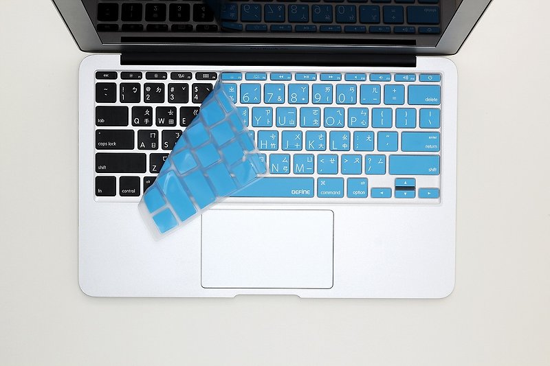 BEFINE Apple MacBook Air 11特殊中国語キーボード保護フィルム（8809305222405） - タブレット・PCケース - その他の素材 ブルー