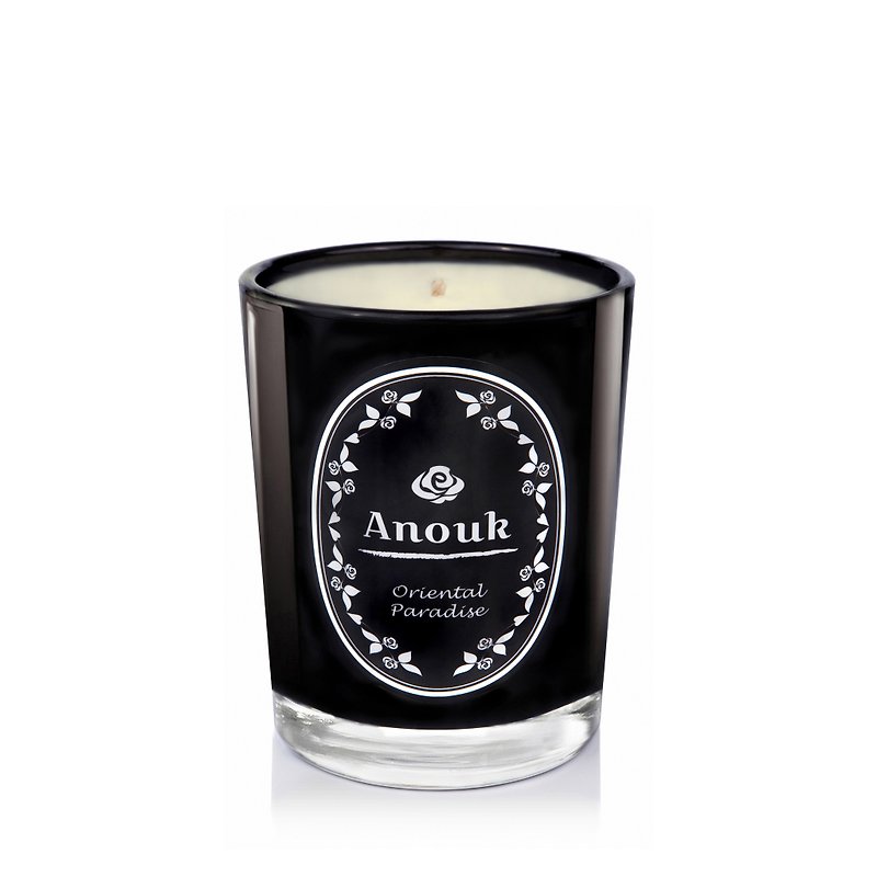 ORIENTAL PARADISE - Anouk Luxury Scented Soy Candle (60g) - เทียน/เชิงเทียน - ขี้ผึ้ง สีดำ