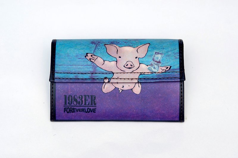 1983ER wrap - classic series Nirvana Cover - Wallets - Other Materials Blue