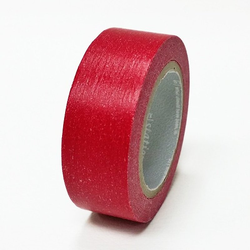 日本スタロジーと紙テープ[シャイニングレッド（S1200）]カッター付き - マスキングテープ - 紙 レッド