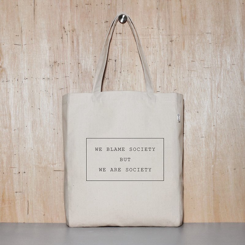 Canvas bag Tote bag Environmental protection Can buy a blank bag - Other - Cotton & Hemp White