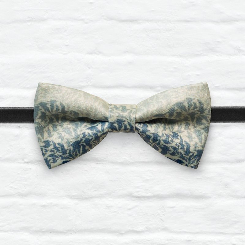 Style 0057 歸燕 印花 系列 領結 Travelling swallow pattern bowtie - 頸圈項鍊 - 其他材質 多色