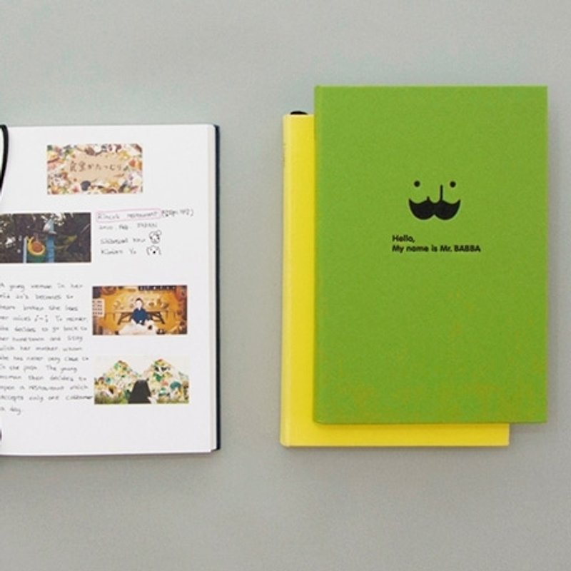 Dessin x JSTORY-Mr.Babba空白筆記本V2-蘋果綠 (JST15058) - Notebooks & Journals - Paper Green
