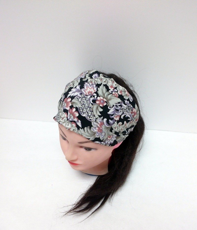 Flower wide headband - Headbands - Other Materials 