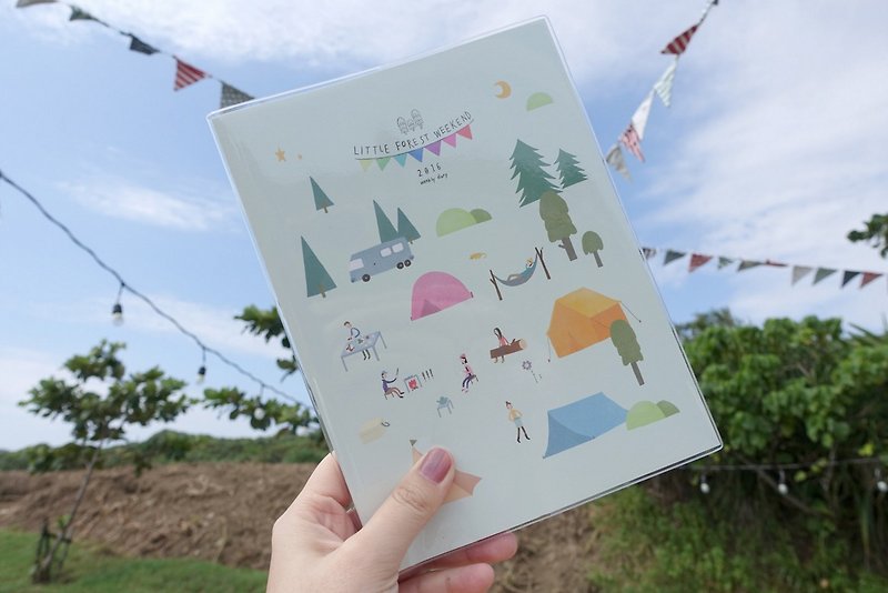 Dimeng Qi --2016 small holiday village lightweight anniversary calendar [camping] - สมุดบันทึก/สมุดปฏิทิน - กระดาษ หลากหลายสี