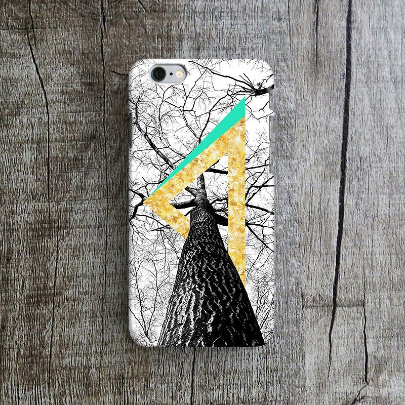 Yellow Triangle, - Designer iPhone Case. Pattern iPhone Case. One Little Forest - เคส/ซองมือถือ - วัสดุอื่นๆ สีเหลือง