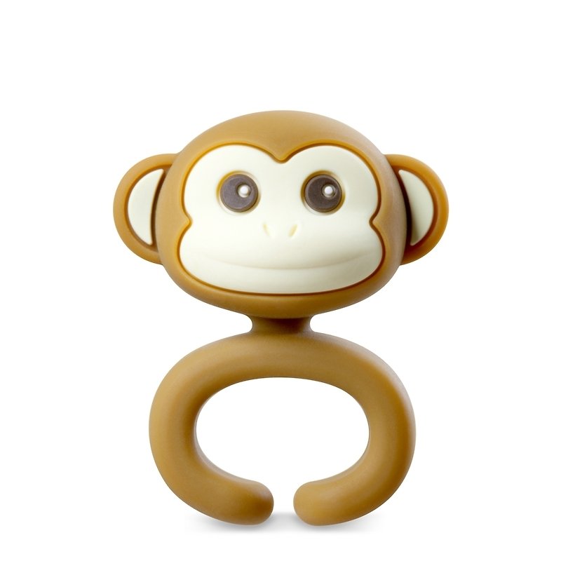 Classic style tea bags buckle - Monkey - Mugs - Silicone Brown