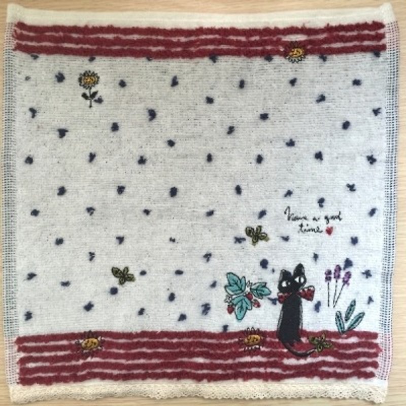 Noafamily, Noah flower handkerchief _N (K35-N) - ผ้าเช็ดหน้า - งานปัก หลากหลายสี
