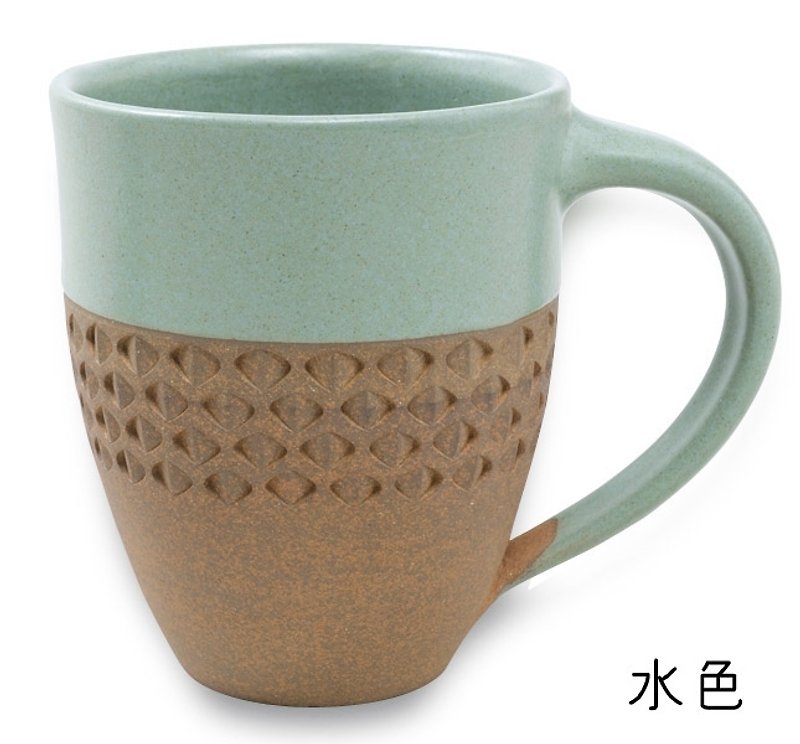 地球樹fair trade&Eco-「家居雜貨系列」- 手工陶 馬克杯(水藍色) - 咖啡杯 - 其他材質 