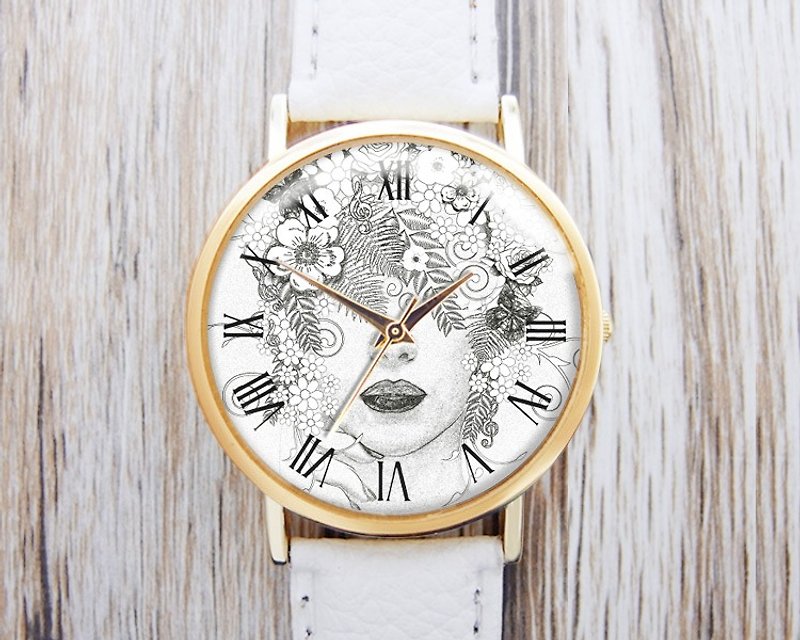 Forest Girl-Women's Watch/Men's Watch/Unisex Watch/Accessories【Special U Design】 - Women's Watches - Other Metals White