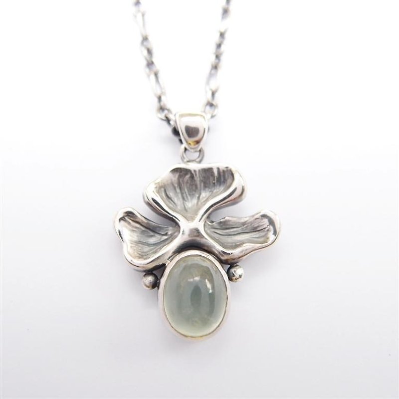 [Classical Series 5] Grape Stone 925 Sterling Silver Necklace - Necklaces - Other Metals 