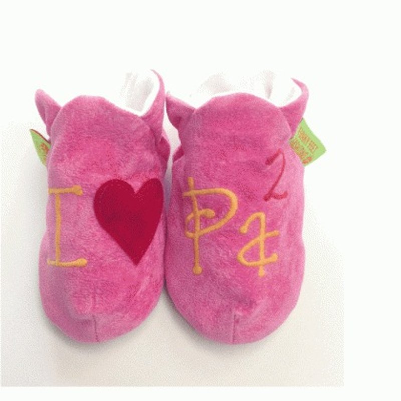 【英國手工鞋FunkyFeet Fashions】愛papa學步鞋 - 男/女童鞋 - 其他材質 粉紅色