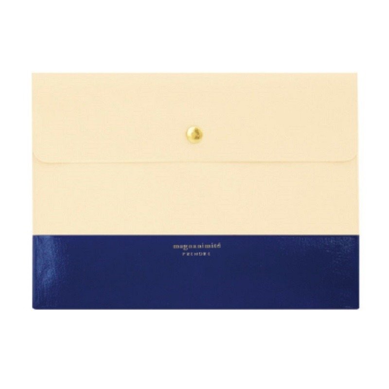 Japan [LABCLIP] Prendre Series Briefcase A5 Information Bag Dark Blue - อื่นๆ - พลาสติก สีน้ำเงิน