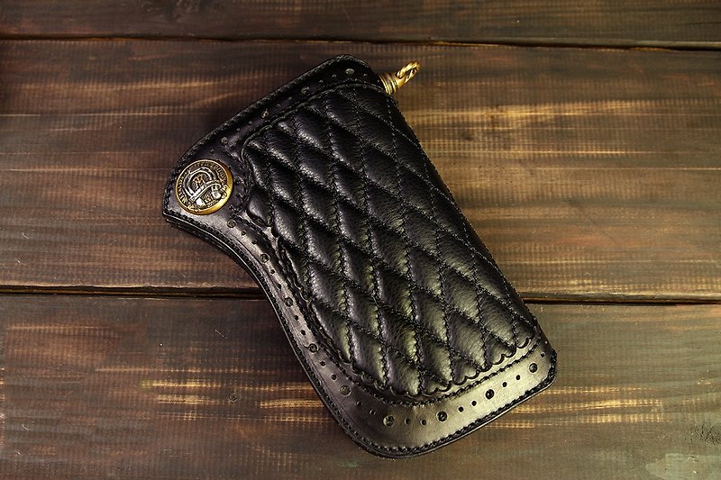 [METALIZE] MT LIMITED EDITION- NO.001 Wallet MT handmade long clip - Wallets - Genuine Leather 